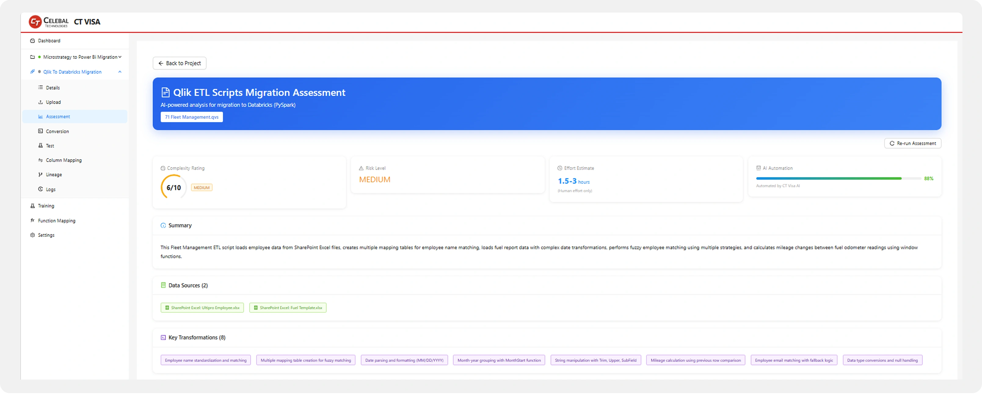 Assessment View