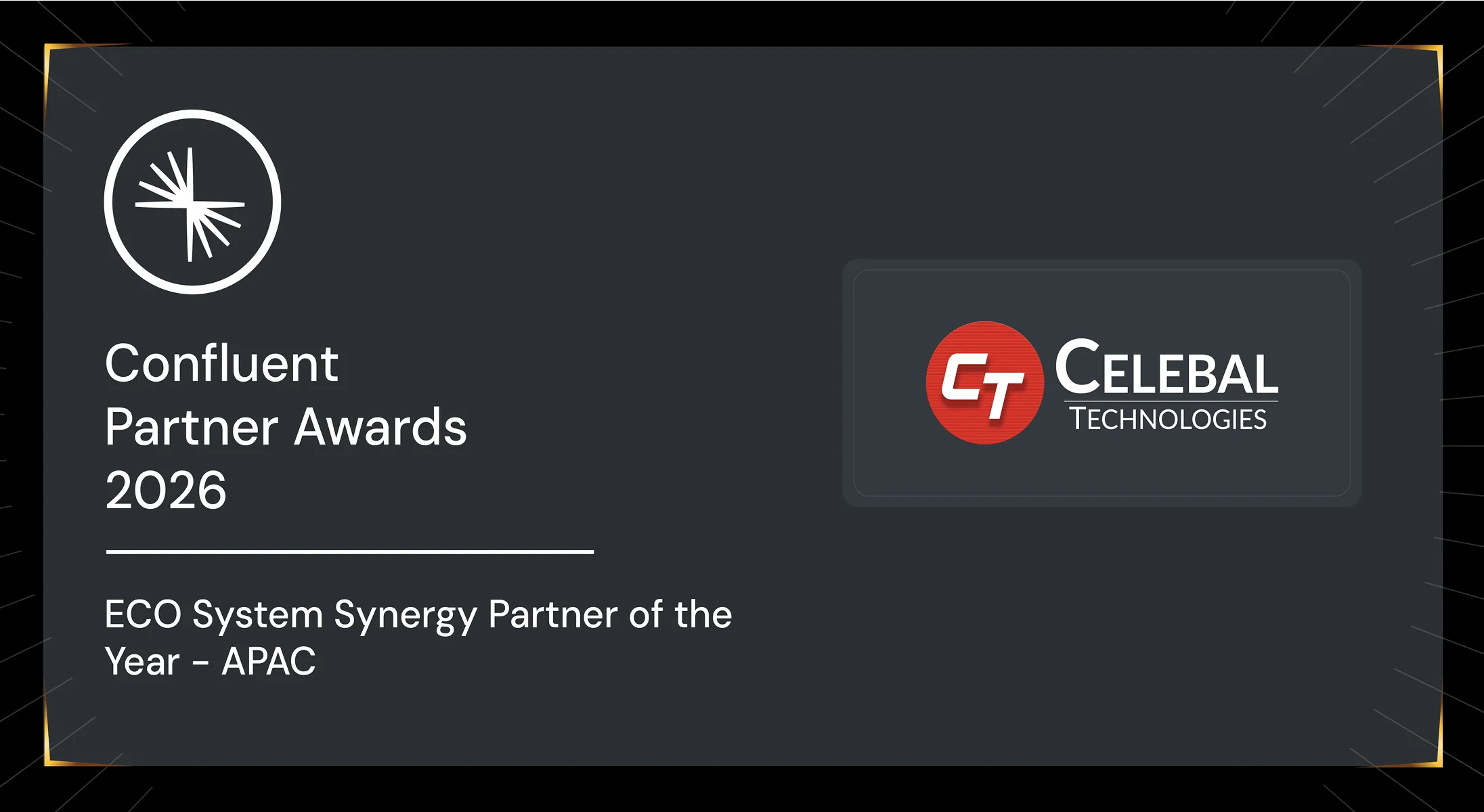 Confluent Partner Awards 2026 - ECO System Synergy Partner of the Year, APAC - Celebal Technologies