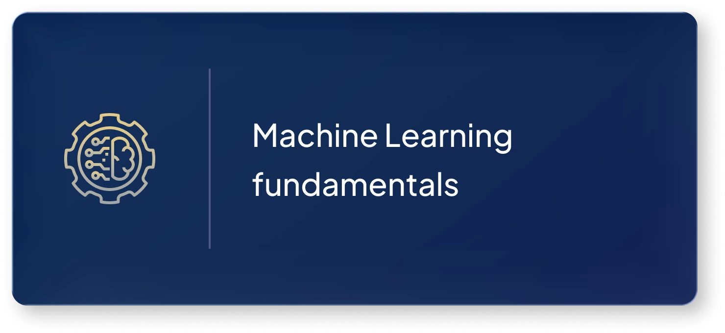 Machine Learning fundamentals
