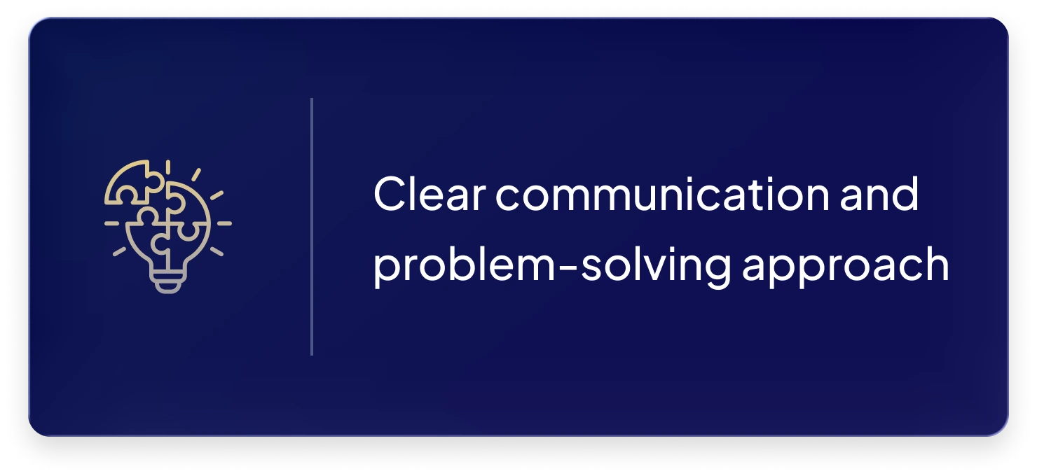 Communication and problem solving
